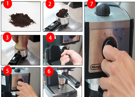 Cách sử dụng máy pha cà phê bán tự động